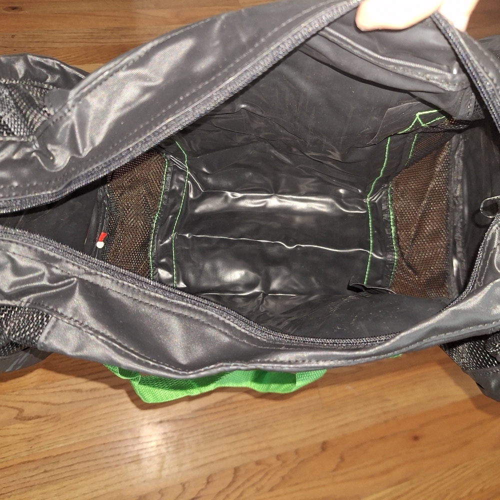 90's Salem Cigarettes Duffle Bag Promotion Black Neon Party Costume Prop Vintag - Picture 3 of 5